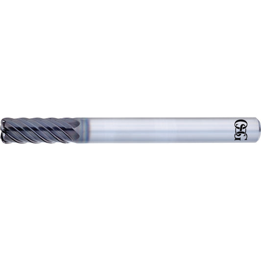 OSG 84701423 Corner Radius End Mill 1/4" Dia, 5/8" LOC, 0.0200" Radius, 6 Flute, Solid Carbide