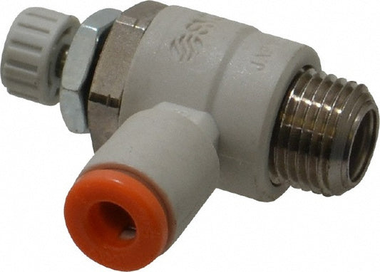 SMC Pneumatics AS2201F-N01-03 Air Flow Control Valve Flow Control Elbow, Tube x MNPT, 5/32" Tube OD