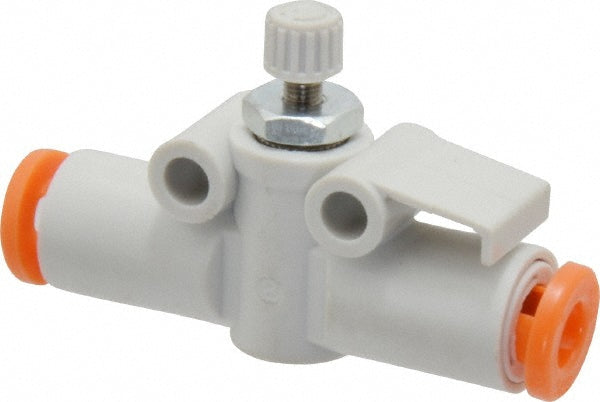 SMC Pneumatics AS1002F-03 Air Flow Control Valve In-Line, Tube, 5/32" Tube OD