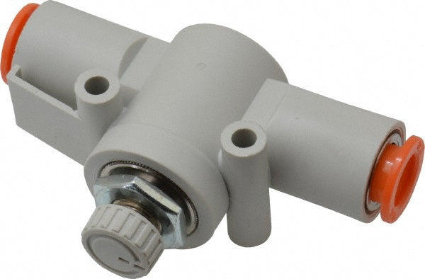 SMC Pneumatics AS4002F-11 Air Flow Control Valve In-Line, Tube, 3/8" Tube OD