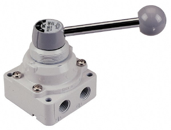 SMC Pneumatics VH400-N04 Manually Operated Valve 0.5" NPT Outlet, Rotary Lever, Rotary Lever & Manual Actuated