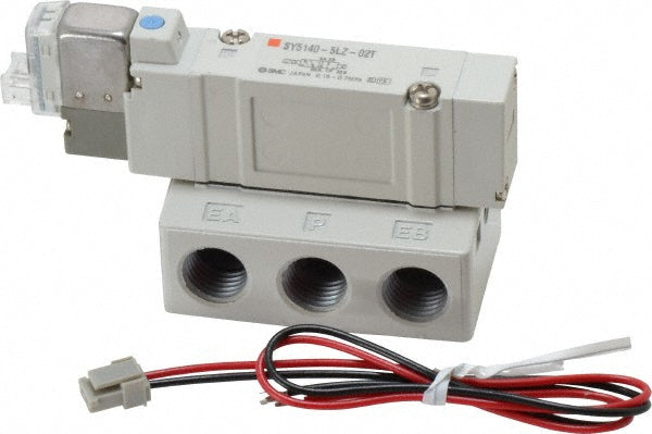 SMC Pneumatics SY5140-5LZ-02T 0.7 CV Flow Rate, Single Solenoid Pilot Operated Valve