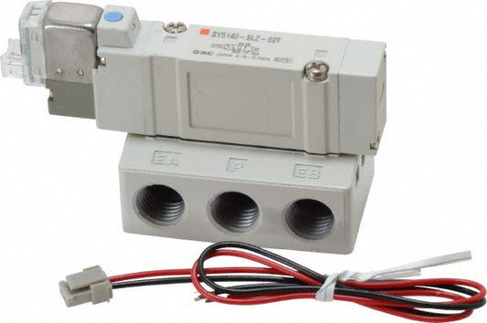 SMC Pneumatics SY5140-5LZ-02T 0.7 CV Flow Rate, Single Solenoid Pilot Operated Valve