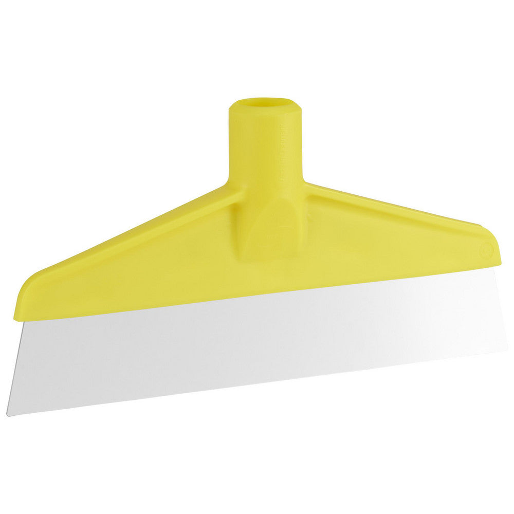 Vikan 29086 Scrapers & Scraper Sets Flexibility Stiff  Blade Type Straight  Blade Length (Inch) 1-13/64  Blade Width (Decimal Inch) 9.6000  Blade Material Stainless Steel  Number Of Edges 2