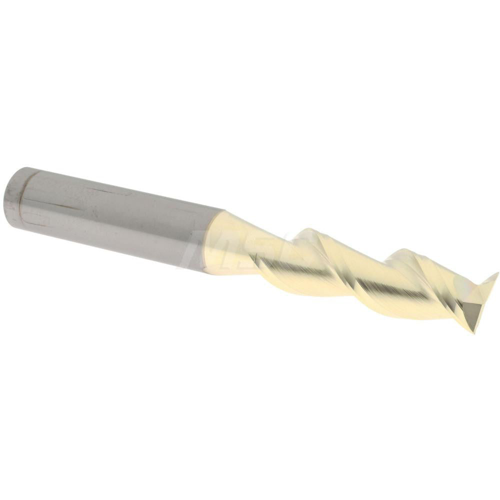 Accupro 313207 Square End Mill 3/8'' Dia, 1-1/4'' LOC, 3/8'' Shank Dia, 3'' OAL, 2 Flutes, Solid Carbide