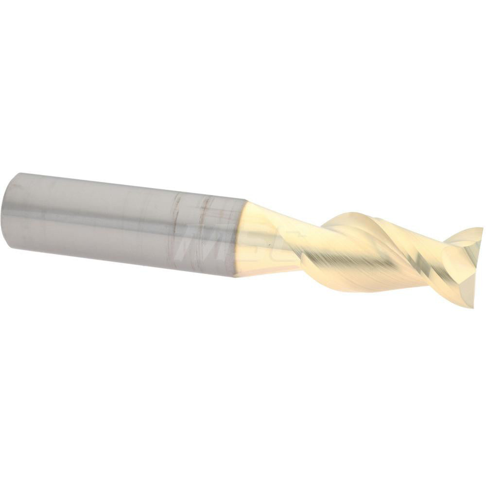 Accupro 313300 Square End Mill 1/2'' Dia, 1'' LOC, 1/2'' Shank Dia, 3'' OAL, 2 Flutes, Solid Carbide