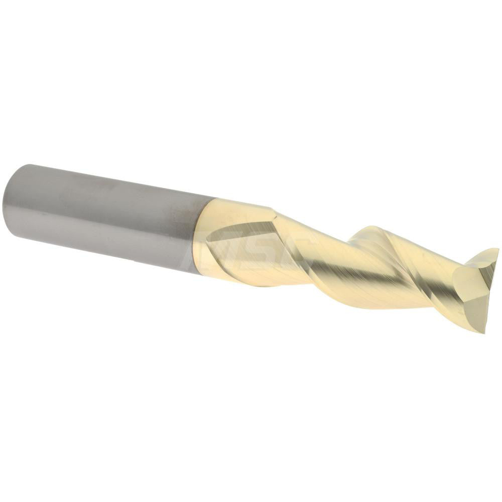 Accupro 313458 Square End Mill 3/4'' Dia, 2'' LOC, 3/4'' Shank Dia, 5'' OAL, 2 Flutes, Solid Carbide