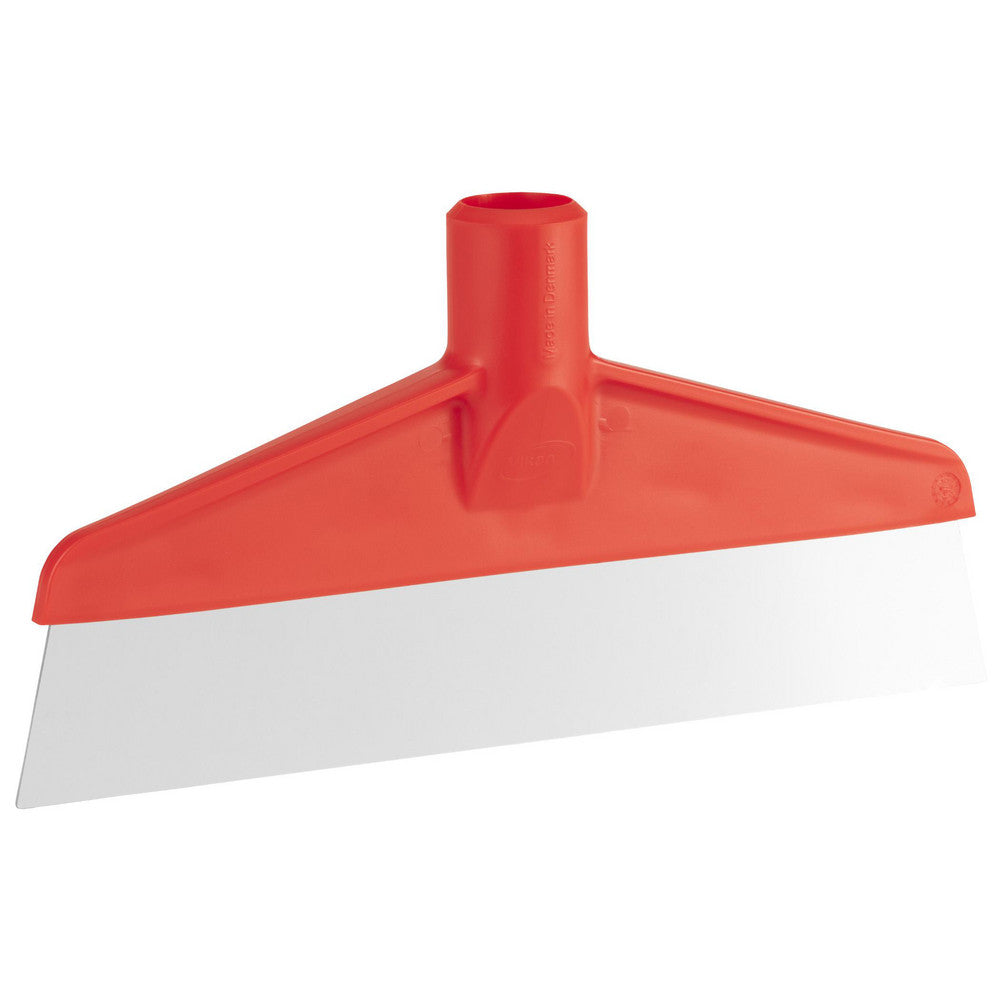 Vikan 29084 Scrapers & Scraper Sets Flexibility Stiff  Blade Type Straight  Blade Length (Inch) 1-13/64  Blade Width (Decimal Inch) 9.6000  Blade Material Stainless Steel  Number Of Edges 2