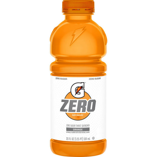 Gatorade 04318 Activity & Sport Drinks Drink Type Activity Drink  Form Liquid  Container Yields (oz.) 20.00  Flavor Orange  Drink Content Features Hydration Electrolytes Single Serve Suger-Free  Container Type Bottle