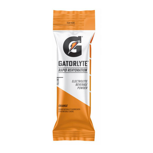 Gatorade 05282 Activity & Sport Drinks Drink Type Activity Drink  Form Powder  Container Yields (oz.) 16.90  Flavor Orange  Drink Content Features Hydration Electrolytes Single Serve Rapid-Hydration  Container Type Packet