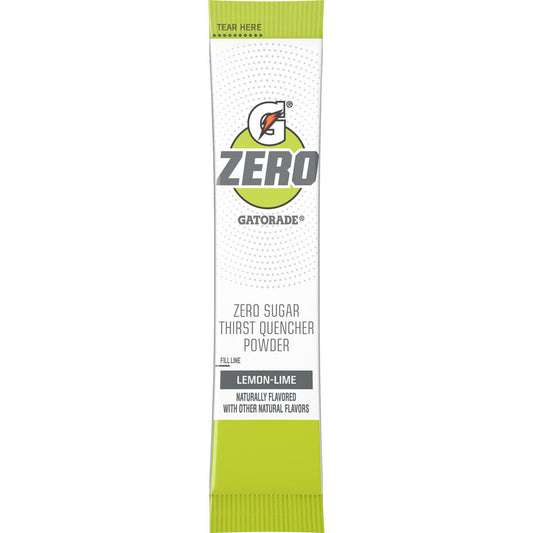 Gatorade 05023 Activity & Sport Drinks Drink Type Activity Drink  Form Powder  Container Yields (oz.) 16.90  Flavor Lemon-Lime  Drink Content Features Hydration Electrolytes Single Serve Suger-Free