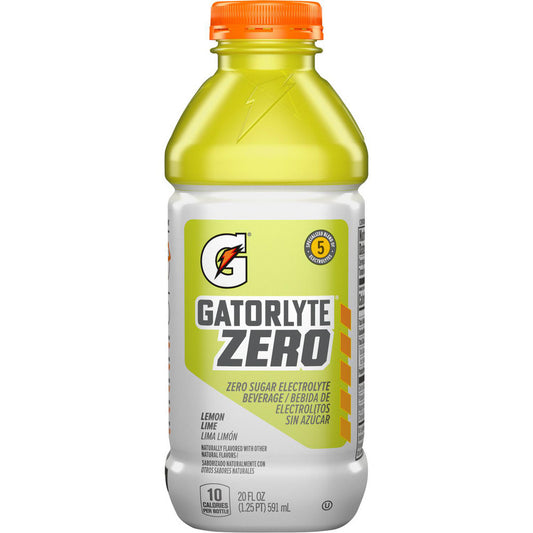 Gatorade 05286 Activity & Sport Drinks Drink Type Activity Drink  Form Liquid  Container Yields (oz.) 20.00  Flavor Lemon-Lime  Drink Content Features Hydration Electrolytes Single Serve Rapid-Hydration  Container Type Bottle