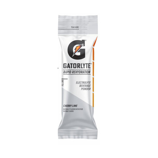 Gatorade 05284 Activity & Sport Drinks Drink Type Activity Drink  Form Powder  Container Yields (oz.) 16.90  Flavor Cherry Lime  Drink Content Features Hydration Electrolytes Single Serve Rapid-Hydration