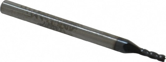 Kyocera SGS Precision Tools 30194 Square End Mill 0.0625" Dia, 0.1875" LOC, 4 Flute, Solid Carbide