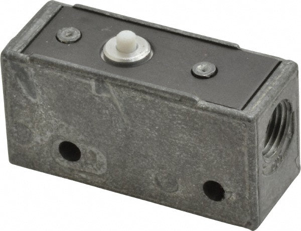 Mead MV-5 Mechanically Operated Valve 3-Way Pilot, Pin Plunger Actuator, 1/8" Inlet, 2 Position