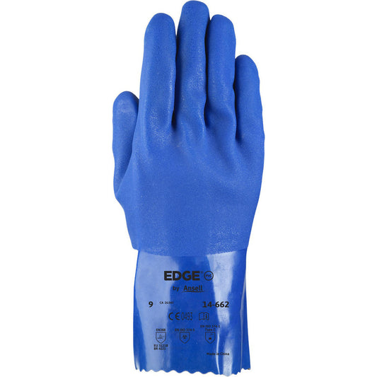 Big Bolt Corporation 14662080 Chemical Resistant Gloves Glove Type Type C Chemical Resistant Gloves  Material PVC  Size Medium  Numeric Size 8  Coating Material PVC  Lining Material Cotton