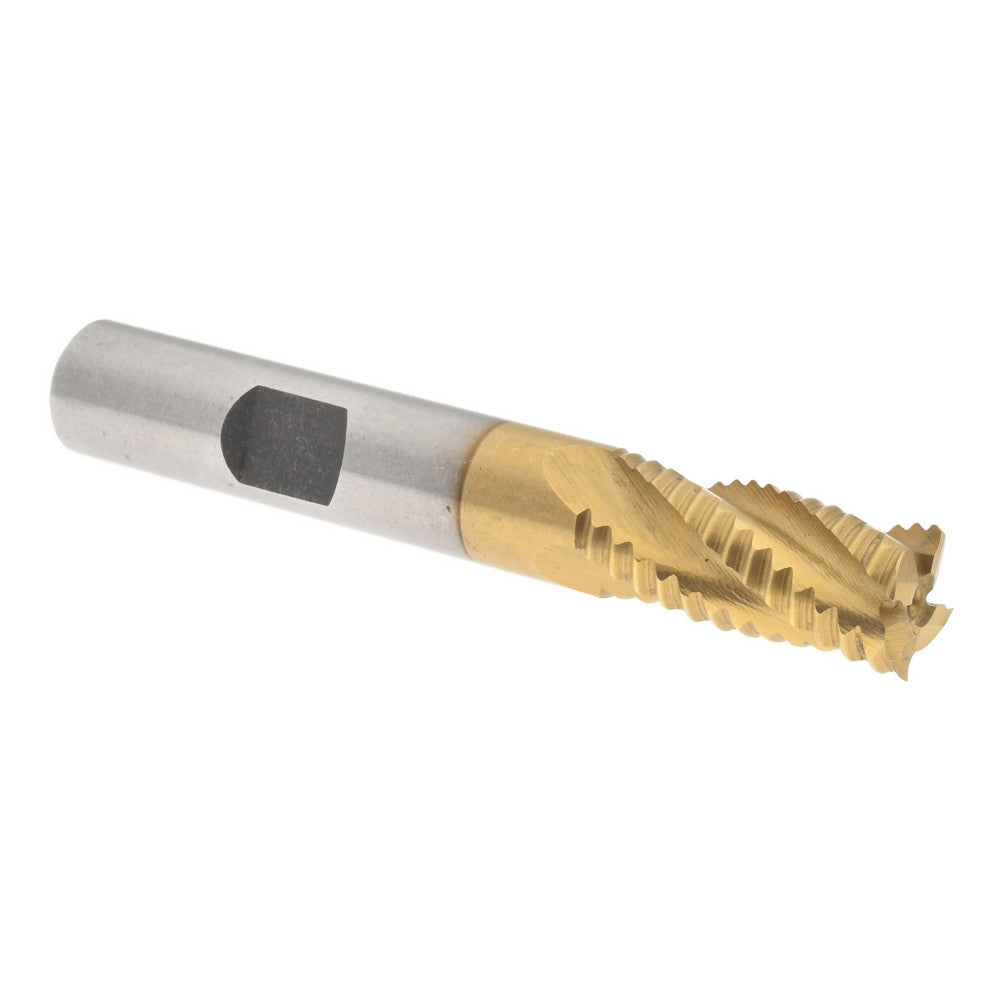 Value Collection 723-6721 Roughing End Mill 3/8" Dia, 4 Flute, Single End, Cobalt
