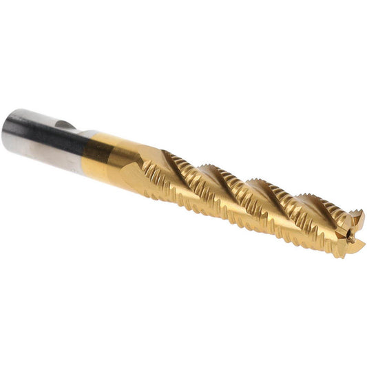 Value Collection 723-6738 Roughing End Mill 1/2" Dia, 4 Flute, Single End, Cobalt
