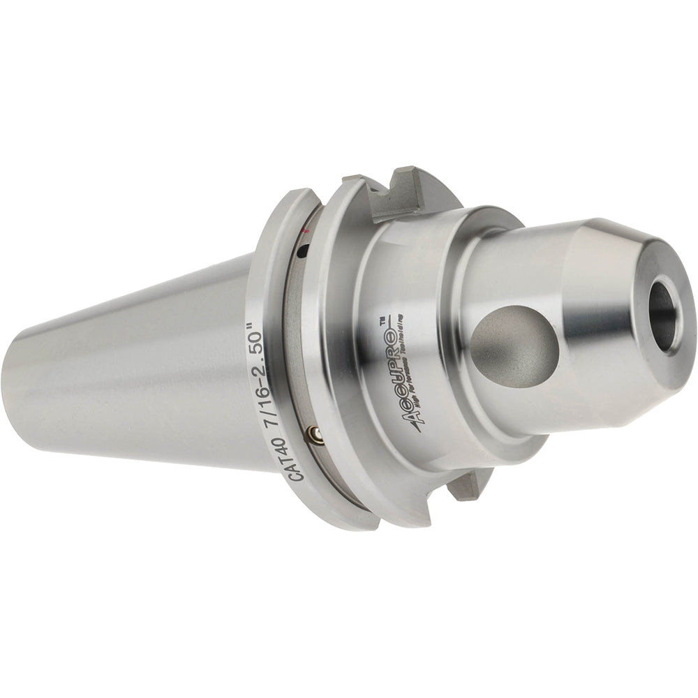 Accupro 775020 End Mill Holder CAT40 Taper, Taper Shank, 7/16" Hole Dia