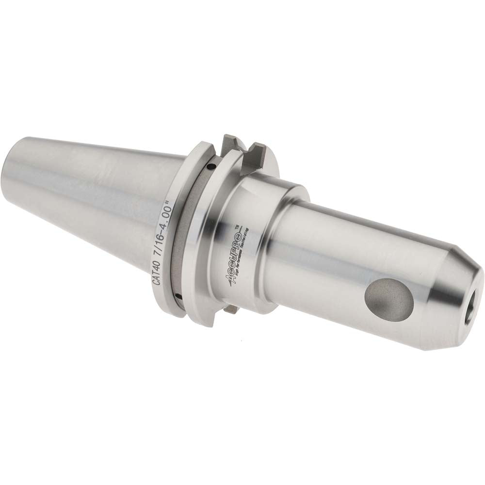 Accupro 775022 End Mill Holder CAT40 Taper, Taper Shank, 7/16" Hole Dia