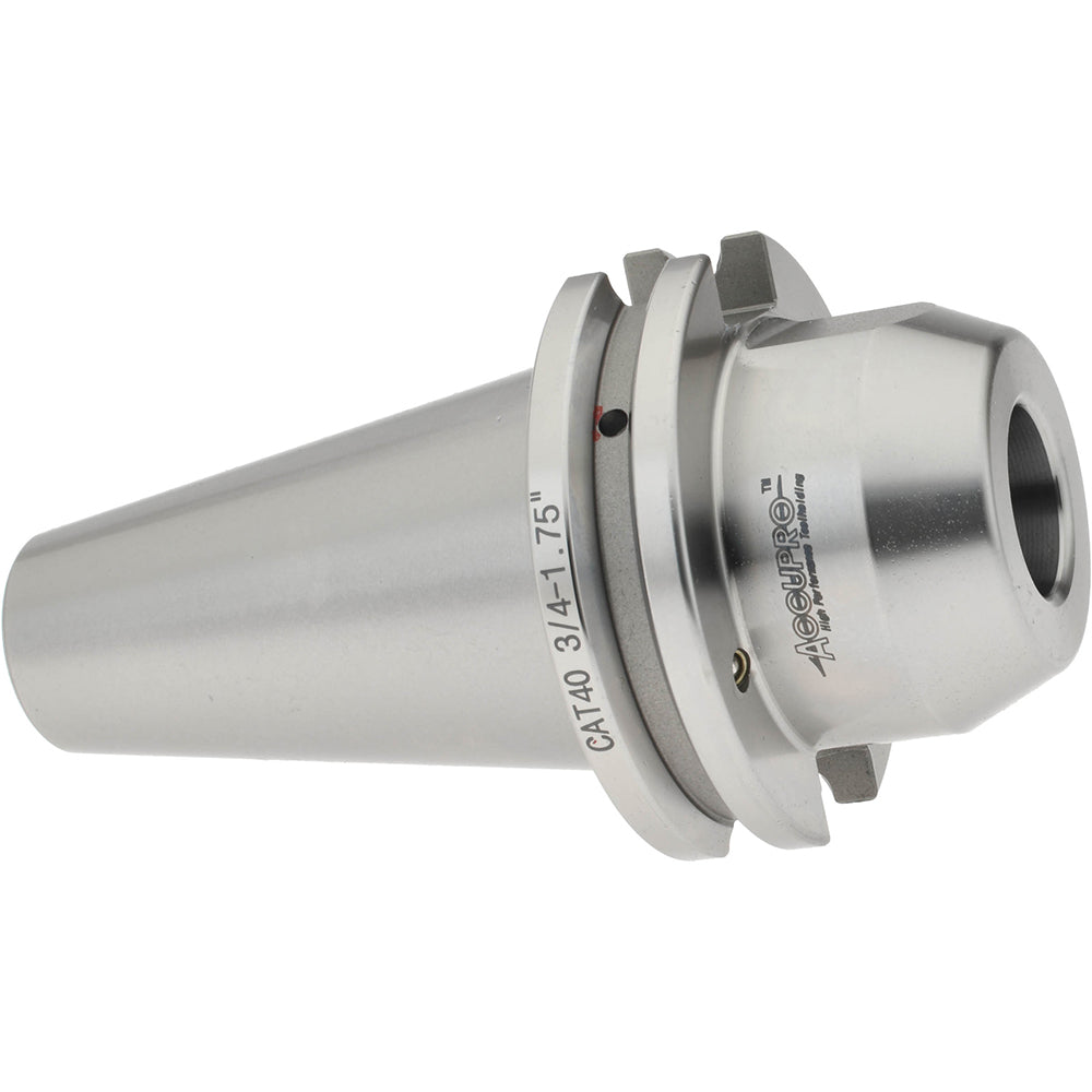 Accupro 775040 End Mill Holder CAT40 Taper, Taper Shank, 3/4" Hole Dia