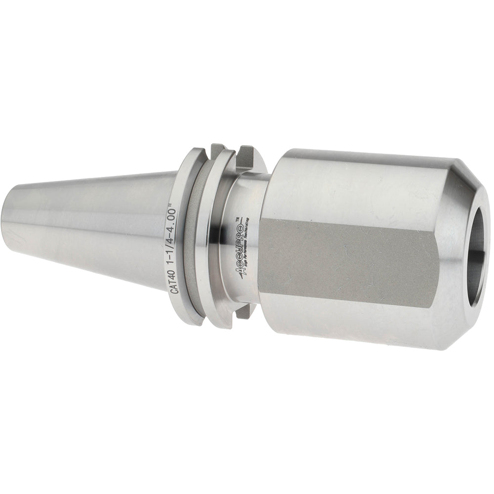Accupro 775062 End Mill Holder CAT40 Taper, Taper Shank, 1-1/4" Hole Dia
