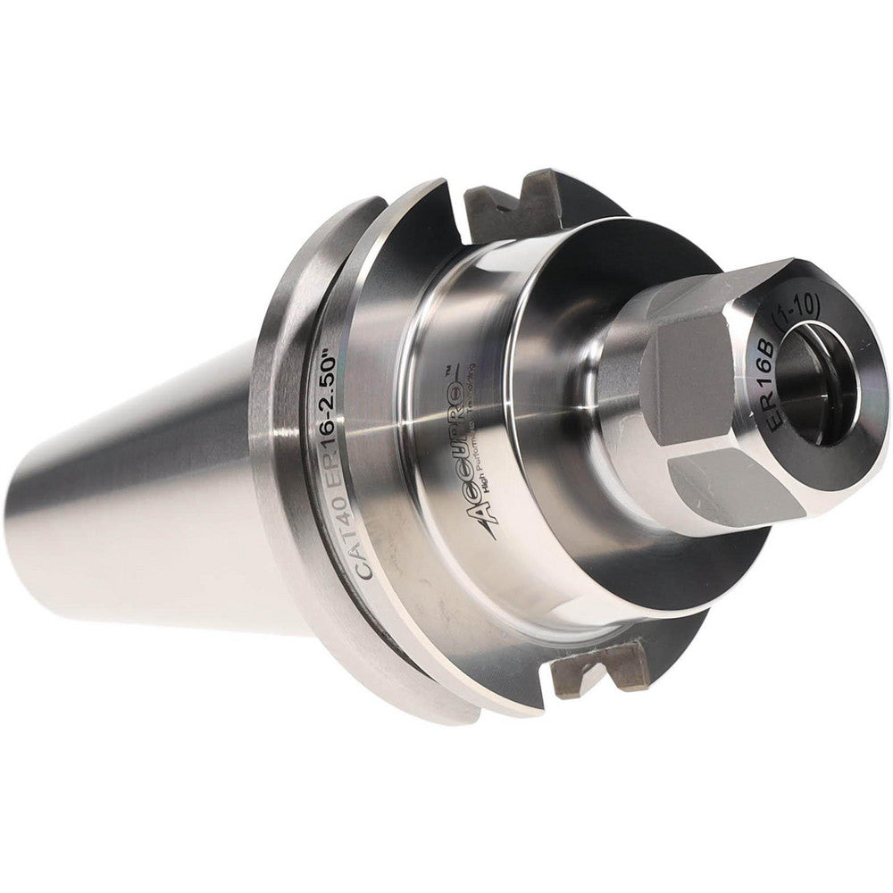 Accupro 775636 Collet Chuck 0.0200 to 0.4330" Capacity, ER16 Collet, Taper Shank