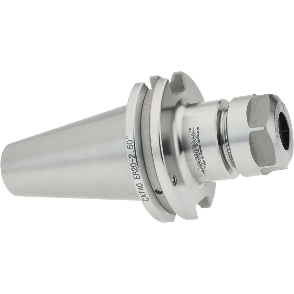 Accupro 775644 Collet Chuck 0.0390 to 0.5110" Capacity, ER20 Collet, Taper Shank