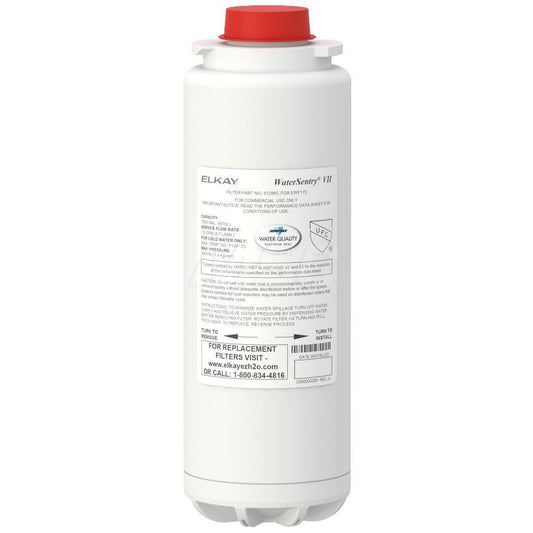 ELKAY 51299C Cartridge Filters Filter Type Activated Carbon  Length (Inch) 9-1/2  Outside Diameter (Inch) 3-1/4  Core Material Polypropylene Plastic