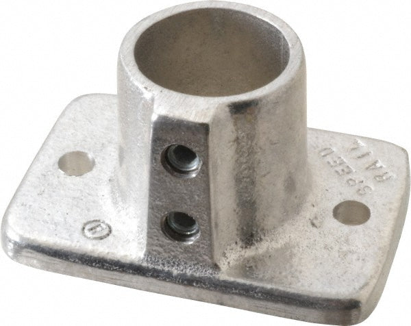 Hollaender 46-6 1" Pipe, Base Flange, Aluminum Alloy Flange Pipe Rail Fitting