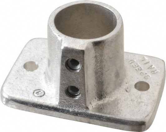 Hollaender 46-6 1" Pipe, Base Flange, Aluminum Alloy Flange Pipe Rail Fitting