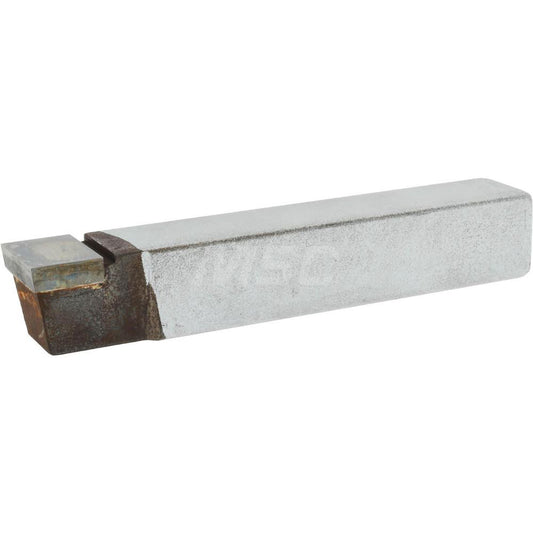 Accupro 435-MG Single Point Tool Bit 1'' Shank Width, 1'' Shank Height, Micrograin Solid Carbide Tipped, Neutral, C, Square Nose