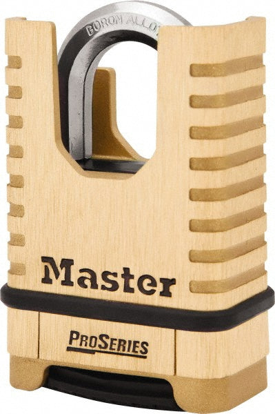 Master Lock 1177 Combination Lock Brass, 3-1/2" High, 2-1/4" Wide