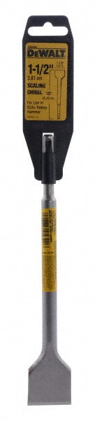 DeWALT DW5349 Hammer & Chipper Replacement Chisel Scaling, 1-1/2" Head Width, 10" OAL, 3/4" Shank Dia
