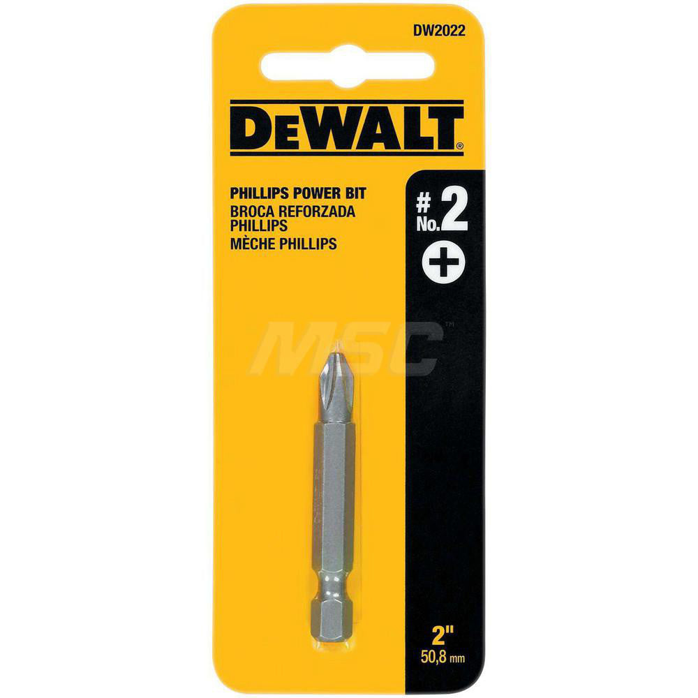 DeWALT DW2022 Power Screwdriver Bit Phillips Bit, #2 Phillips