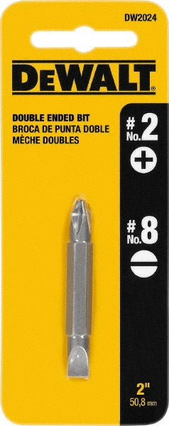 DeWALT DW2024 Power Screwdriver Bit Phillips & Slotted Bit, #2 Phillips