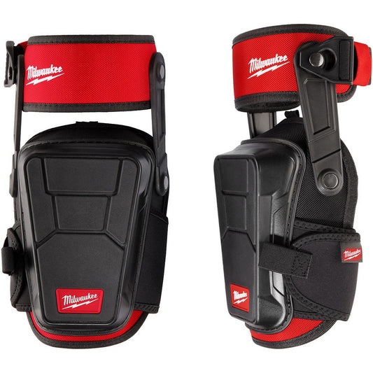 Milwaukee Tool 48-73-6051 Knee Pads Closure Type Buckle Double Strap  Pad Material Gel  Cover Material Gel Filled  Hard Protective Cap Yes  Strap Material Nylon Polyurethane  Color Black