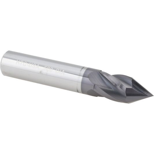 Harvey Tool 15432-C3 Drill Mill 1/2" Dia, 1" LOC, 4 Flutes, 60 &deg Point, Solid Carbide