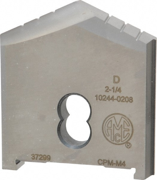 Allied Machine and Engineering 10244-0208 Spade Drill Insert 2-1/4" Dia, Seat Size D, Powdered Metal, 130 deg Point