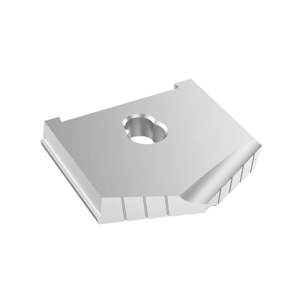 Allied Machine and Engineering 10254-0216 Spade Drill Insert 2-1/2" Dia, Seat Size E, Powdered Metal, 130 deg Point