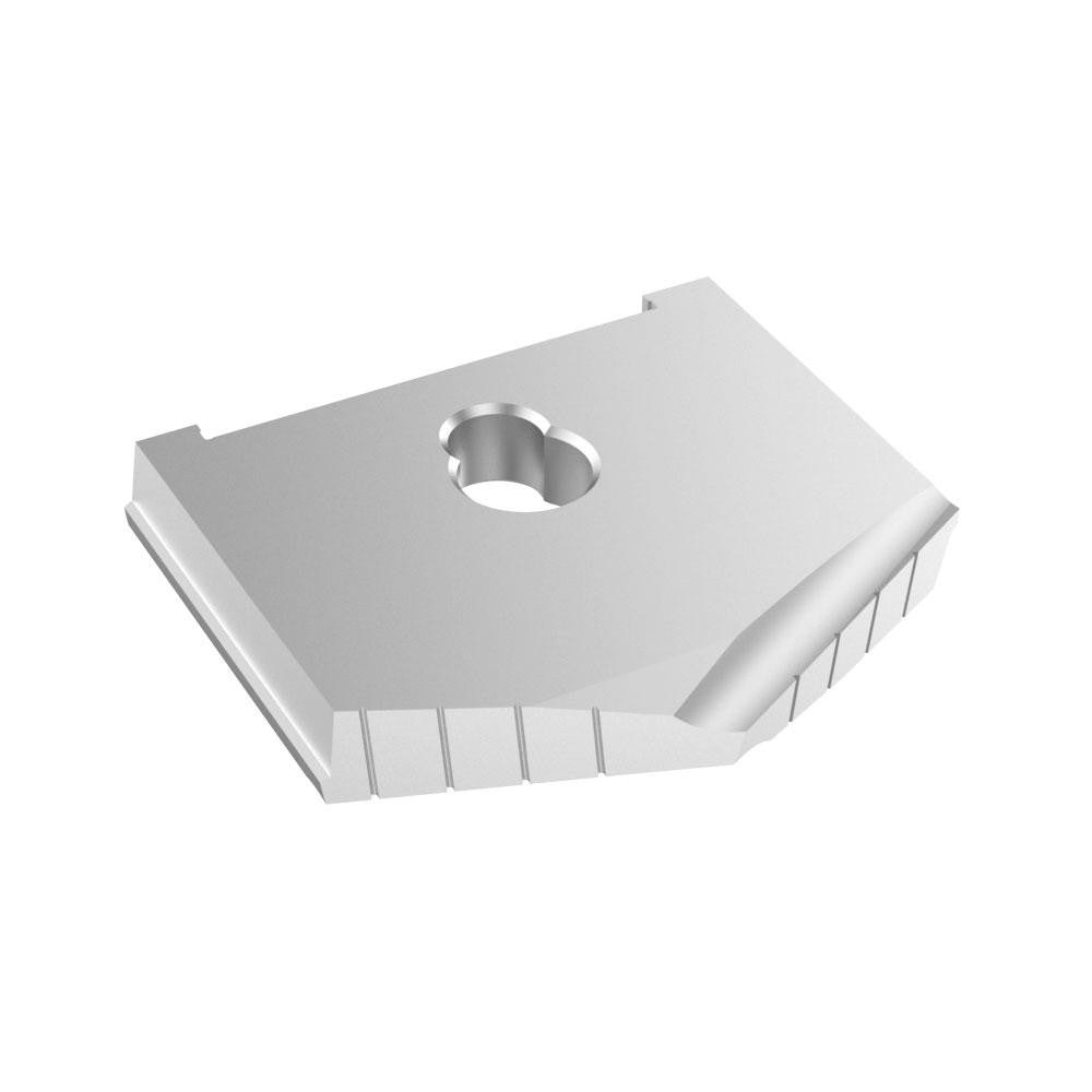 Allied Machine and Engineering 10264-0300 Spade Drill Insert 3" Dia, Seat Size F, Powdered Metal, 130 deg Point