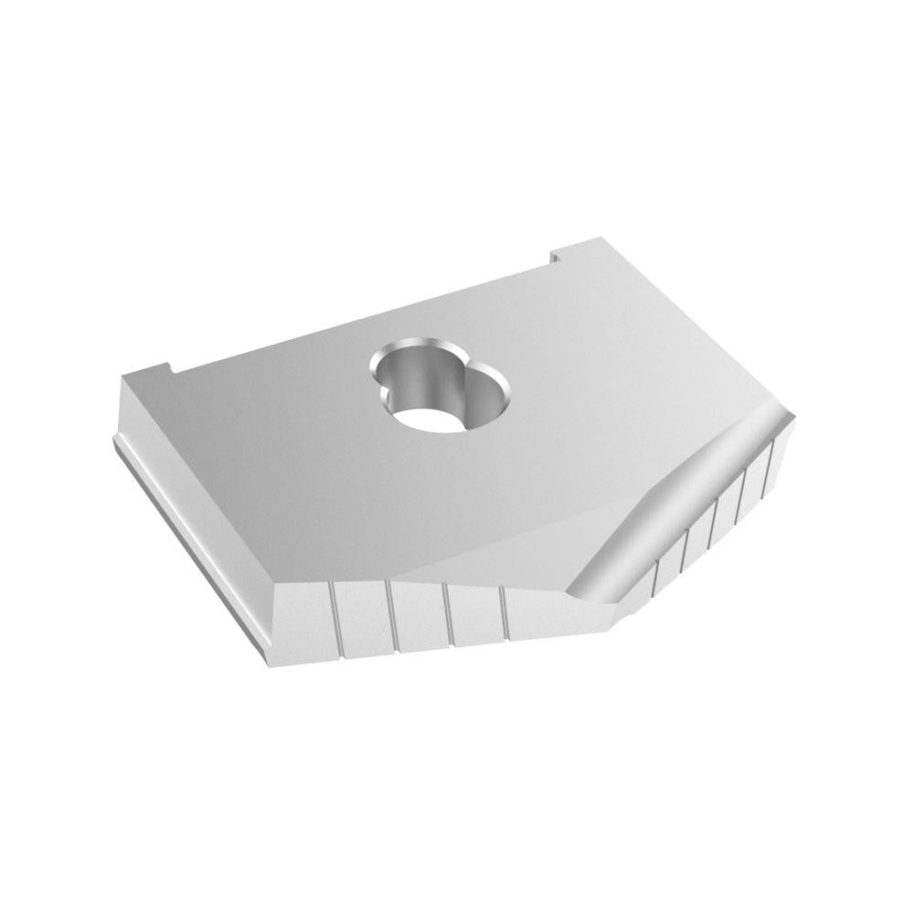 Allied Machine and Engineering 10274-0400 Spade Drill Insert 4" Dia, Seat Size G, Powdered Metal, 130 deg Point