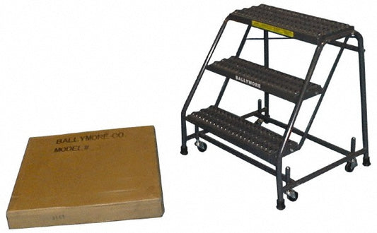 Ballymore 318P Steel Rolling Ladder 3 Step