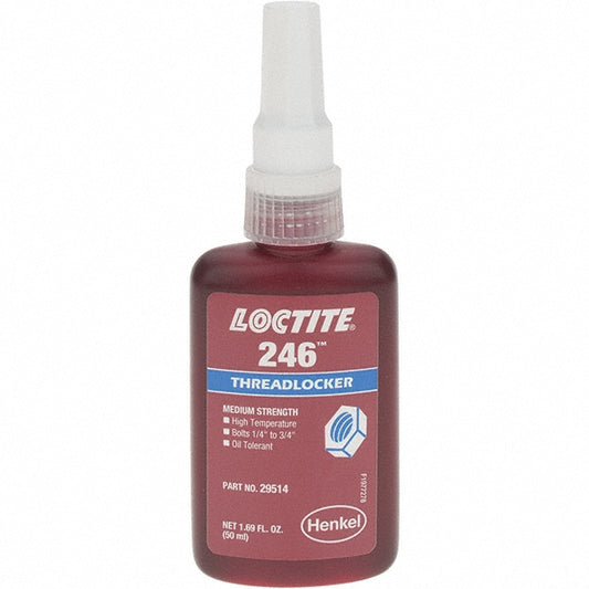 Loctite 234172 Threadlocker Blue, Liquid, 50 mL, Bottle