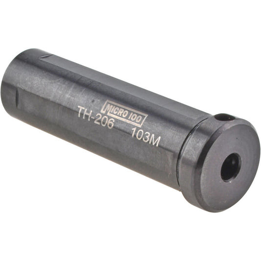 Micro 100 TH-206 Boring & Grooving Bar Holders Inside Diameter (Inch) 1/4  Inside Diameter (Decimal Inch) 0.2500  Outside Diameter (Decimal Inch) 0.7500  Outside Diameter (Inch) 3/4  Overall Length (mm) 69.85  Overall Length (Decimal Inch) 2.7500