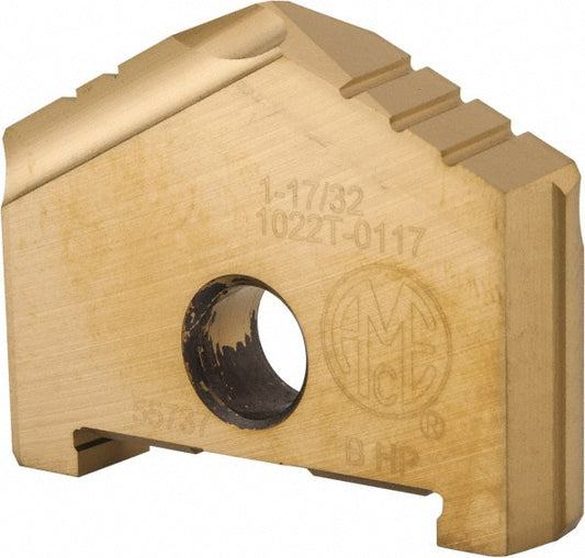 Allied Machine and Engineering 1022T-0117 Spade Drill Insert 1-17/32" Dia, Seat Size B, High Speed Steel, 130 deg Point