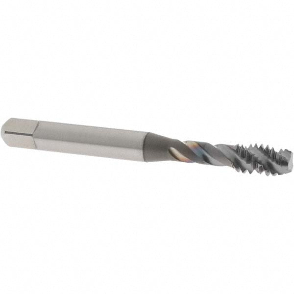 OSG 1732608 Spiral Flute Tap 1/4-20 UNC, 3 Flutes, Modified Bottoming, 3B Class of Fit, Vanadium High Speed Steel, TICN Coated