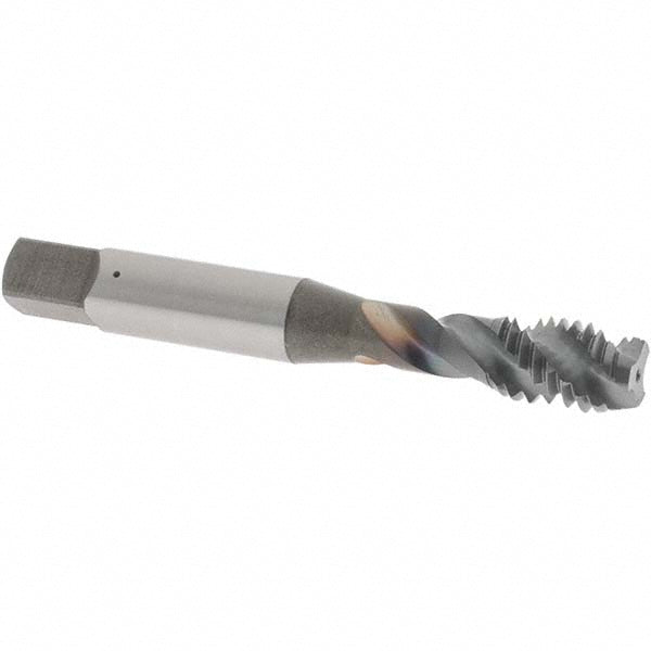 OSG 1733008 Spiral Flute Tap 3/8-16 UNC, 3 Flutes, Modified Bottoming, 3B Class of Fit, Vanadium High Speed Steel, TICN Coated