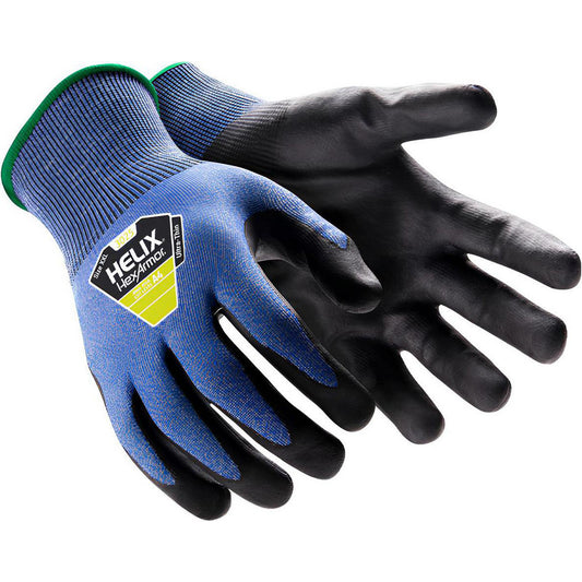 HexArmor 3025-XS (6) Cut & Puncture Resistant Gloves Style Knit  Coating Material Nitrile  Coating Coverage Palm & Fingertips  Glove Type Cut, Puncture & Abrasion-Resistant  ANSI/ISEA Cut Resistance Level A4  Primary Material HPPE Blend