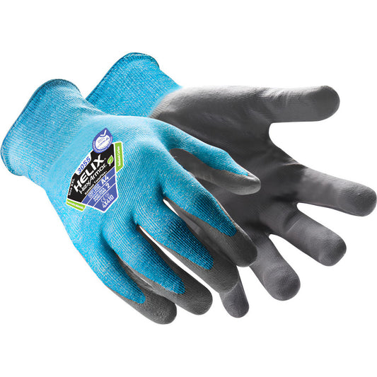 HexArmor 3055-L (9) Cut & Puncture Resistant Gloves Style Knit  Coating Material Nitrile  Coating Coverage Palm & Fingertips  Glove Type Cut, Puncture & Abrasion-Resistant  ANSI/ISEA Cut Resistance Level A4  Primary Material HPPE Blend
